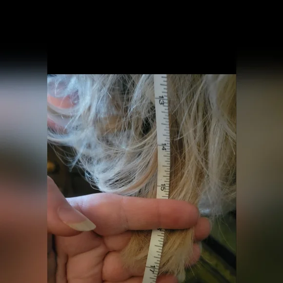 Blonde HUMAN Hair Wig by Uniwigs - Picture 15 of 16